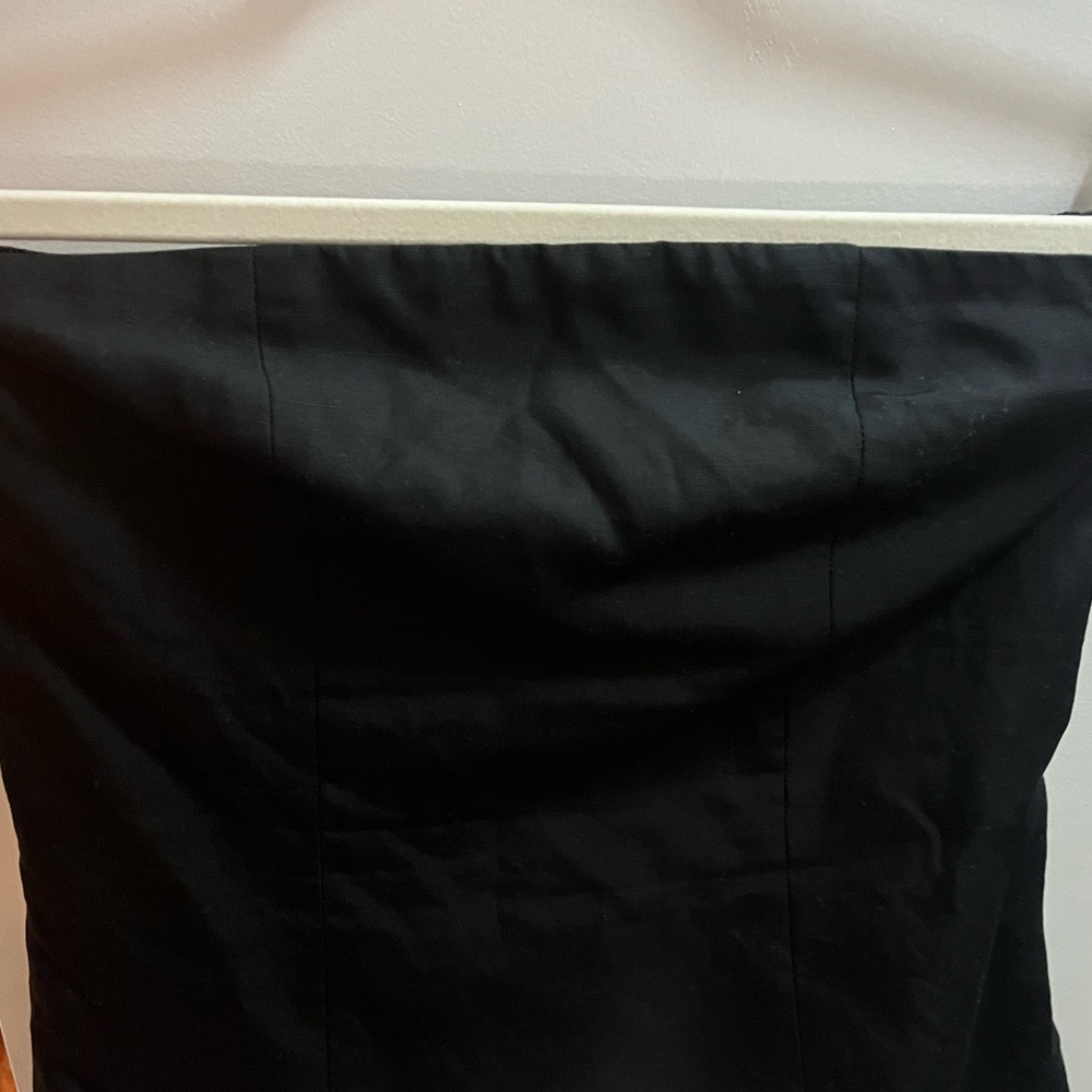 COS Linen Strapless Corset Top